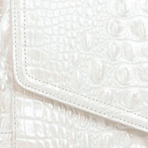 🌸 NWT BRAHMIN BACKPACK DESIGNER PURSE BAG RARE PEAL ITALIAN LEATHER EMBOSSED - Picture 7 of 14